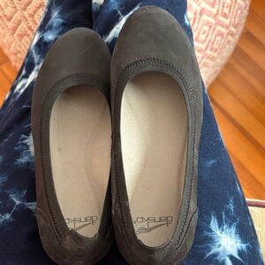 Dansko Women's Black Slip-On Flats